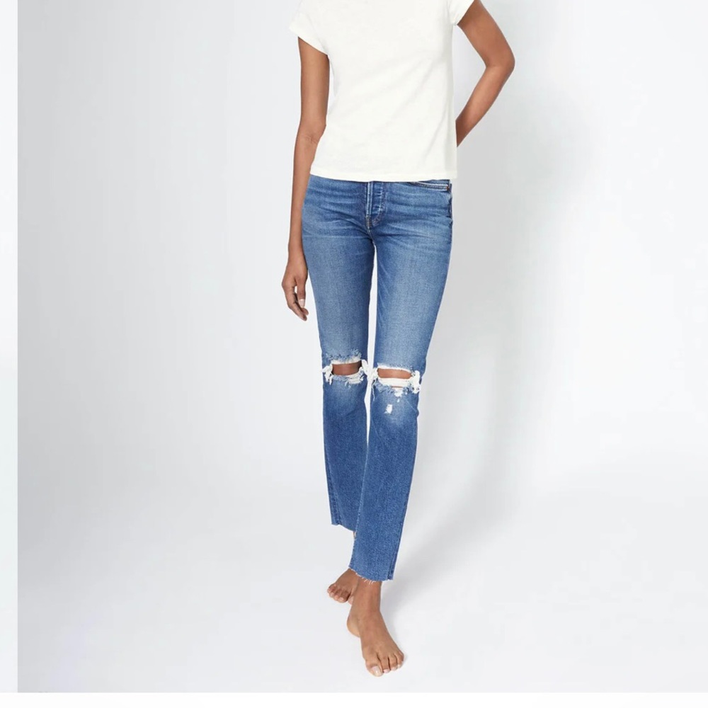 REDONE Comfort Stretch High Rise Ankle Crop 24